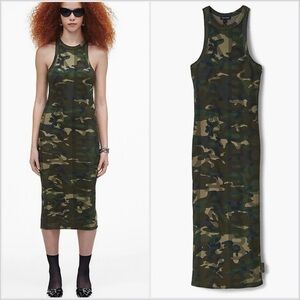 Marc Jacob’s Camo Racer Rib Dress
In Excellent Pre Loved Condition